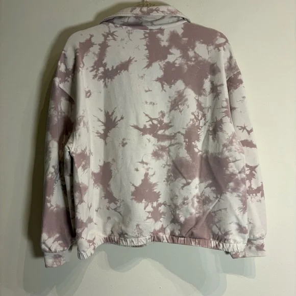 Varley Romero Sweatshirt in Taupe Tie Dye Size Large Cotton - Picture 11 of 12